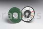 3M&trade; 7000118590 Green Corps&trade; 4-1/2 x 1/8 x 7/8 T27 Flexible Grinding Wheel
