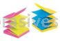 Post-it™ Super Sticky Pop-up Notes R330-SSAU-ALT 3 in x 3 in Rio de Janeiro Collection 3M 7010333593