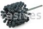 Weiler 34239 CrossFlex Standard Duty Bore Brush 2-1/2 Diameter 180 SC Grit