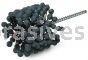 Weiler 34240 CrossFlex Standard Duty Bore Brush 2-1/2 Diameter 240 SC Grit