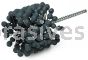 Weiler 34249 CrossFlex Standard Duty Bore Brush 2-3/4 Diameter 320 SC Grit