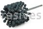 Weiler 34254 CrossFlex Standard Duty Bore Brush 3 Diameter 120 SC Grit