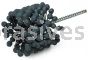 Weiler 34262 CrossFlex Heavy Duty Bore Brush 3-1/4 Diameter 120 SC Grit