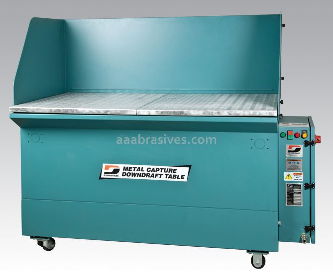 Dynabrade 64405 36" x 60" Metal Finishing Downdraft Table Side Exhaust 460 V 3 Phase 60 Hz