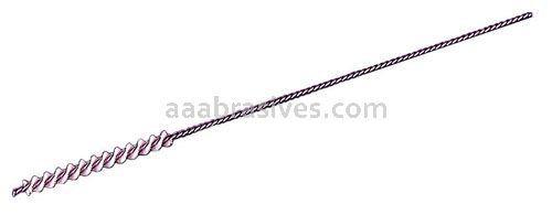 1.015" Nylox Micro Abrasive Tube Brush, 600 Grit AO, 1" B.L. (TW-.1.015)