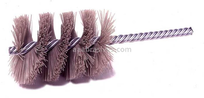 Weiler 21473 2" Nylox Power Tube Brush .022/320 SC Fill 2-1/2" Brush Length