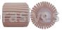 4x2x3/4 Quad Keyway, Density 5, Standard Hardness - Soft (25), Felt Polishing Flap Roll
