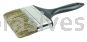 Weiler 40032 4" Disposable Chip & Oil Brush Grey China Bristle 1-3/4" Trim Length Plastic Handle