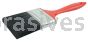 Weiler 40140 Vortec Pro 3" Disposable Chip & Oil Brush Black Synthetic 1-3/4" Trim Length Plastic Handle