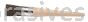 Weiler 40123 - #12 1-3/16" Round Sash Brush, Grey Bristle Fill, 2-1/4" B.L., Plain Foam Handle - 012382401238