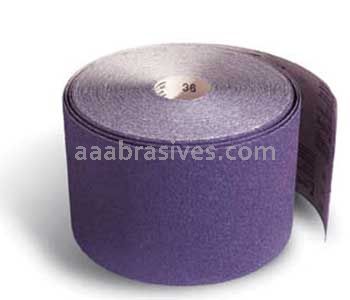 3M™ 7010301730 8 x 50 yds 36 Grit 752I Regalite™ Floor Surfacing Rolls