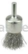 Weiler 10377 Nickel-Plated Cup End Brush 3/4" .020" Stainless Steel Crimped Wire Fill
