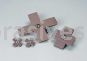 Standard Abrasives A/O Cross Pad 723169 1" x 3/8" x 8 Ply x 8-32 80 Grit (Made to Order)