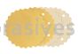 Dynabrade 5" (127 mm) Dia. x 80 Grit A/O Non-Vacuum Hook-Face Scalloped-Edge DynaCut Disc