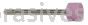 W-174, 3/8x1/4x1/8"sk, Mounted Point, Vitrified, PA/O