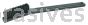 Weiler 99383 Small Hand Scratch Brush Straight Black Nylon Fill Plastic Block 4 x 15 Rows