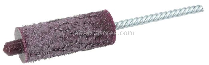 Weiler 35825 1" Polyflex Encapsulated Power Tube Brush .0104" Steel Wire Fill 2-1/2" Brush Length