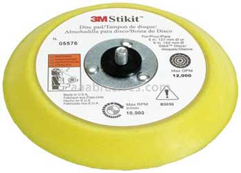 3M 7000045680 6 x 3/4 5/16-24 Stikit External Blue Disc Pad 05576