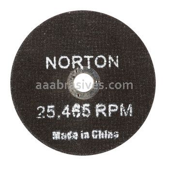 Norton 3 x 1/16 x 3/8 Gemini D Sides Reinforced Type 01 Straight Wheels