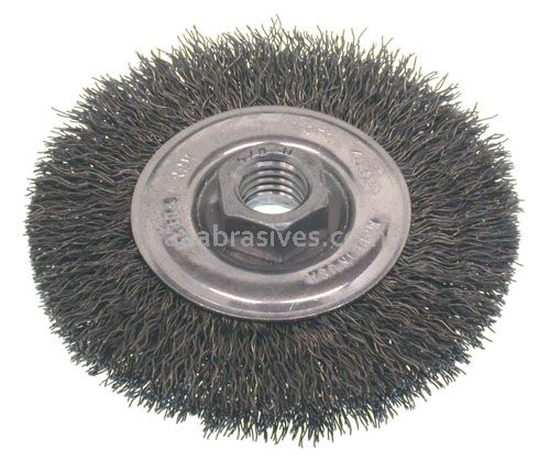 Osborn High Speed Crimped Wire Wheel (4” OD X .020” Steel X 5/8-11 NC AH)#99095