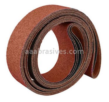 2x132 24 Grit A/O Standard Backstand Belt Y-Wt Poly Cotton