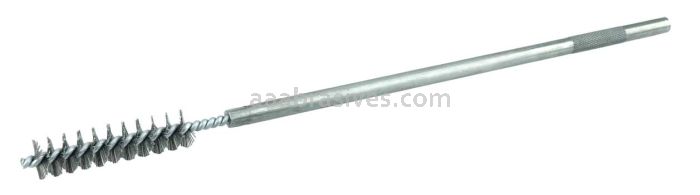 Weiler 95665 7/16" Steel Valve Guide Brush .009" Steel Fill