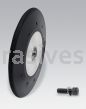 Dynabrade 11638 Contact Wheel Ass"y, 4" Dia. x 1/2" W x 5/8" I.D.