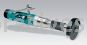 Dynabrade 52577 3" Straight-Line 6" Extension Cut-Off Wheel Tool 1 hp, 18,000 RPM, Rear Exhaust, 3/8"-24 Spindle Thread