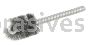 Weiler 21266 3/4" Power Tube Brush .008" Steel Wire Fill 1" Brush Length