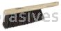 Weiler 44004 8" Counter Duster Grey Tampico Fill Medium Brushing