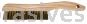 Osborn 54036 Curved Handle Brass Platers Fine Wire Scratch Brush 4 X 18 Rows