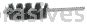 Weiler 21134 3/4" Nylox Power Tube Brush .022/320 SC Crimped Fill 2-1/2" Brush Length