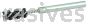 Weiler 21758 Burr-Rx 3/8"-Dia Power Tube Brush .026/120 CG Crimped Fill 1" Brush Length 3-1/2" Overall Length