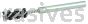 Weiler 22605 Burr-Rx 9MM-Dia Power Tube Brush .026/120 CG Crimped Fill 1" Brush Length 3-1/2" Overall Length