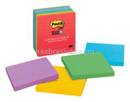 Post-it™ Super Sticky Notes 675-6SSAN 4 in x 4 in Marrakesh Collection 3M 7010311463