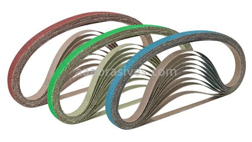 Dynafile Sanding Belts 3/4x20-1/2 120 Grit A/O Aluminum Oxide Premium