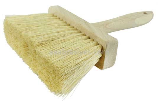 Weiler 74002 6" Masonry Brush 3" Trim Length White Tampico Fill