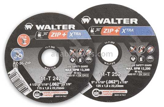 Walter 11T272 7 x 5/64 x 7/8 A36 ZIP+ XTRA Wheel