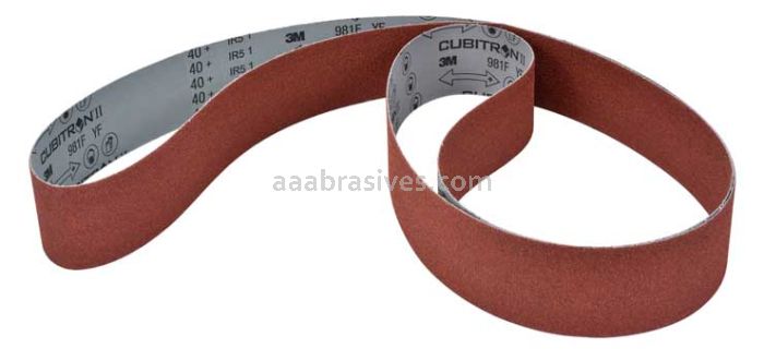3M&trade; 7100187679 3/4 x 59-1/2 36+ Grit YF-wt 981F Cubitron&trade; II Cloth Belt