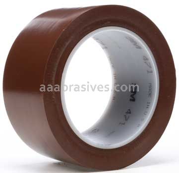 3M™ 7010335953 Vinyl Tape 471 Brown 48" x 20 yards