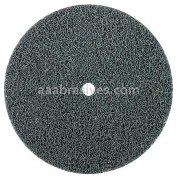 Weiler 55513 3" x 1/4" Non-Woven Unitized Wheel Series 2 SC - Fine 1/4" Arbor Hole