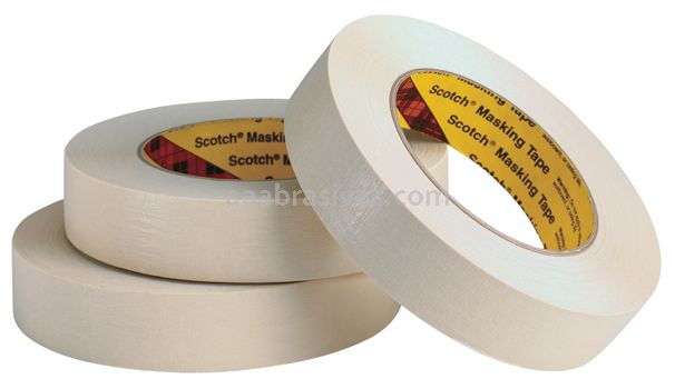 3M™ 7000124024 Paint Masking Tape 231/231A Tan 6 mm x 55 m 7.6 mil