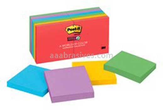 Post-it™ Super Sticky Notes 654-12SSAN 3 in x 3 in Marrakesh Collection 3M 7010372274