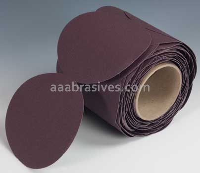 3M™ 7010508690 5" 80 Grit J-wt 202DZ A/O Stikit™ Cloth Sanding Disc Roll