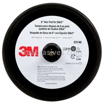 3M™ 7100190987 6” Stikit™ Abrasive Disc Pad 3146B