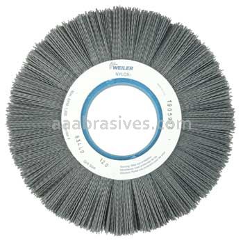 Weiler 83450 10" Crimped Filament Nylox Wheel .040/80 SC Fill 3-1/4" Arbor Hole