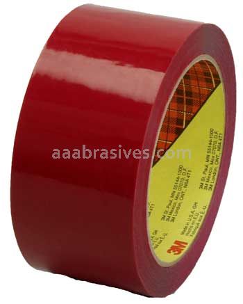 Scotch&trade; Box Sealing Tape 371 Red 48 mm x 1500 m 3M 7010290434