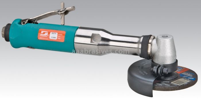Dynabrade 54777 - 4" Diameter, 13,500 RPM, Composite Housing, Extended, .7 hp Right Angle Depressed Center Wheel Grinder