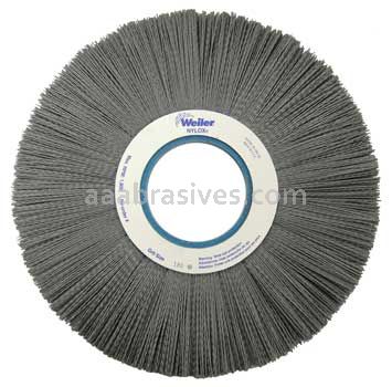 Weiler 83640 12" Crimped Filament Nylox Wheel .040/120 SC Fill 3-1/4" Arbor Hole