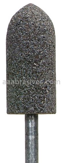Norton A11 7/8 x 2 Charger 30 Grit N4 1/4 x 1-1/2 Resin Bond Mounted Points
